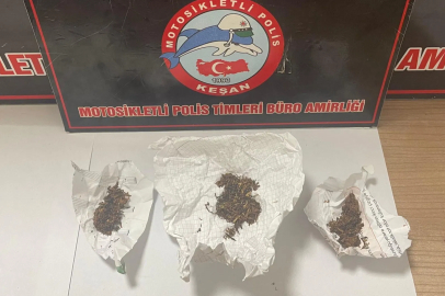 Keşan’da uyuşturucuya 2 gözaltı