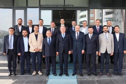 Kayseri protokolünden KTO'ya tebrik ziyareti